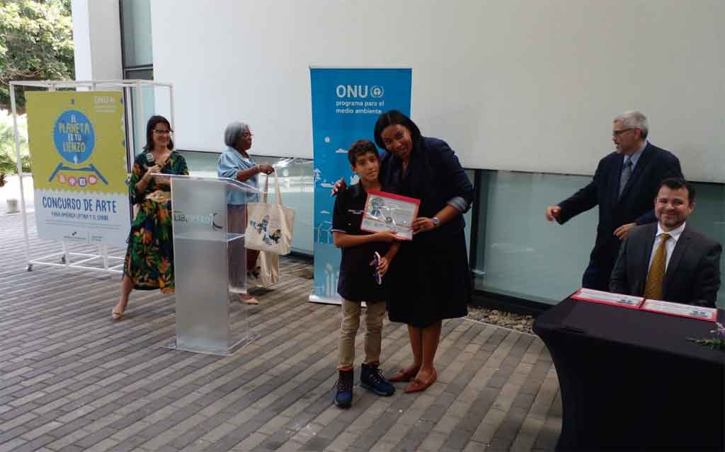 Niño cubano en concurso ONU Niño cubano en concurso ONU